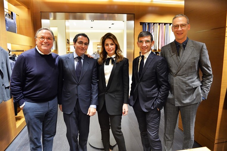 ERMENEGILDO ZEGNA CELBERATES NEW DOWNTOWN Italian brands revamped store opens with winter trunk show